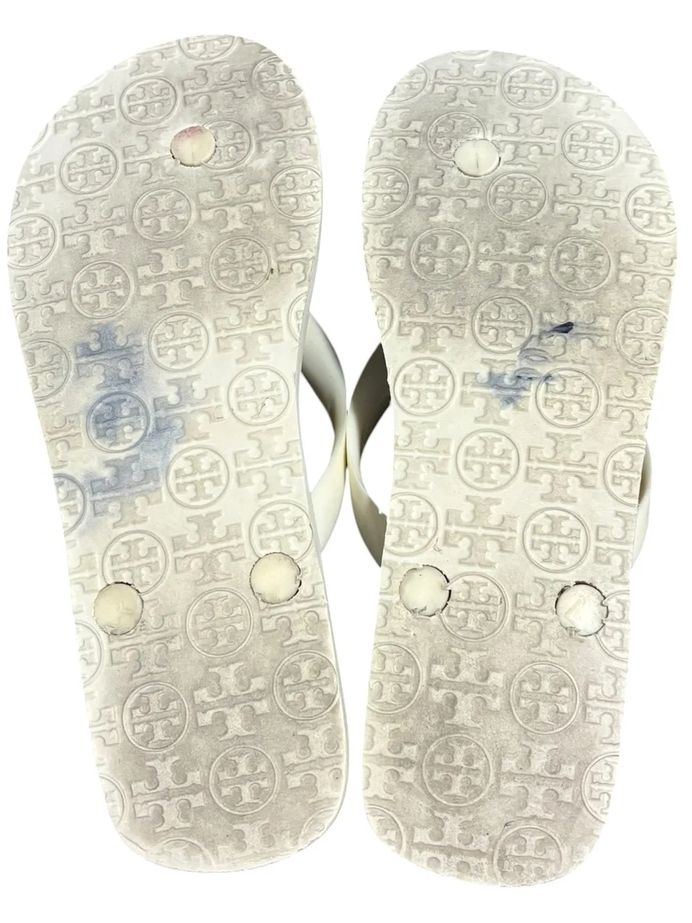Tory Burch Leopard Print Slip On Flip Flops Sandals Size 8